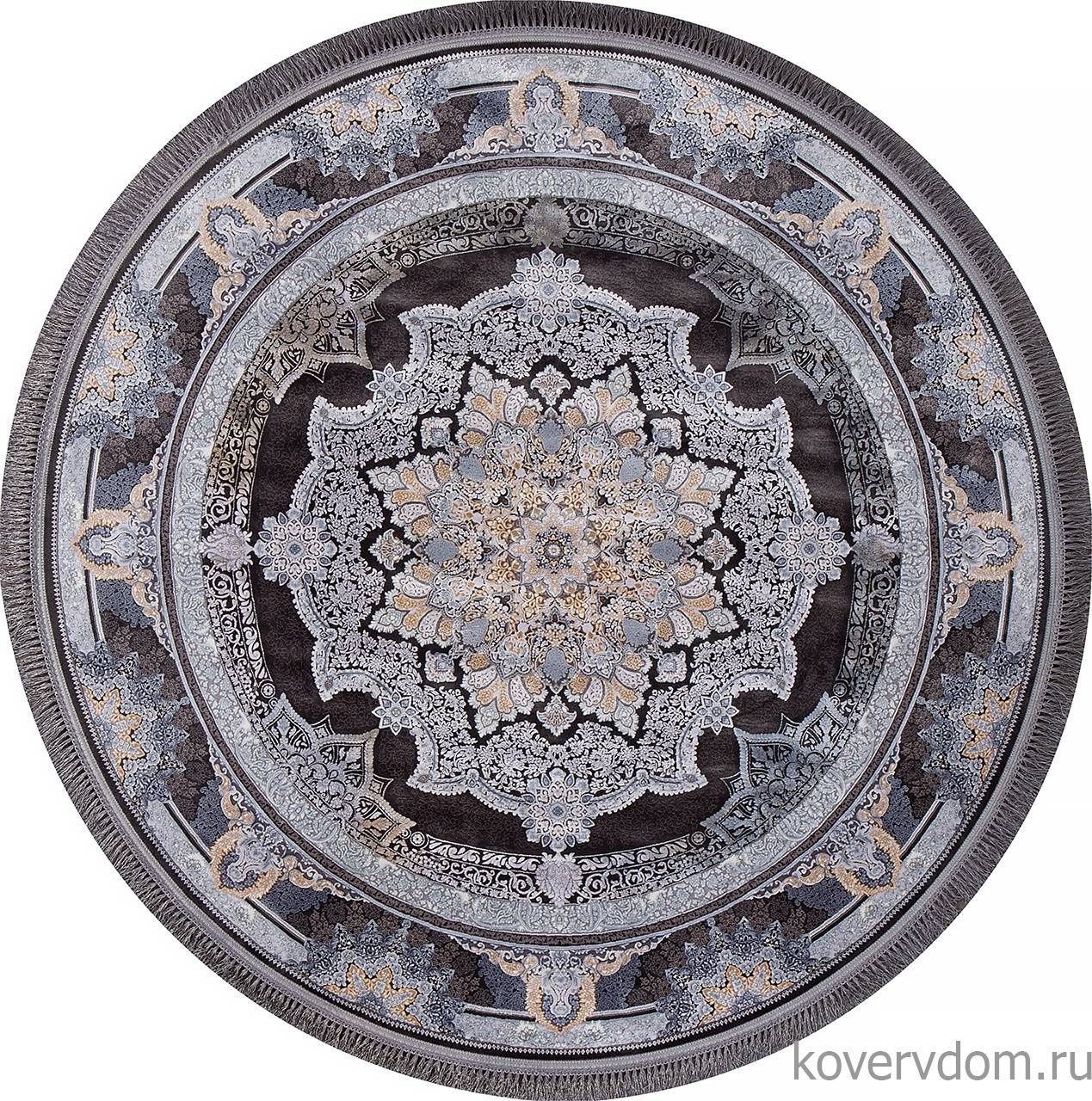 Ковер FARSI 1200 266 DARK GRAY Круг