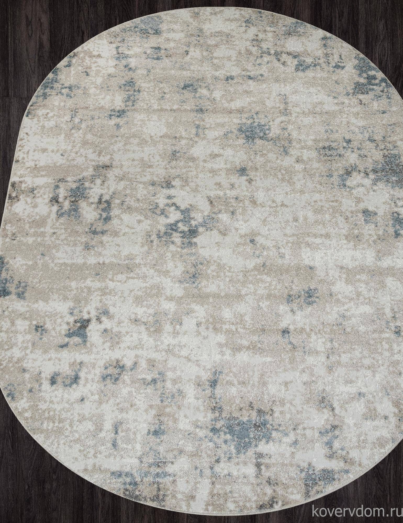 Ковер NATUREL-A F232 BEIGE-BLUE Овал
