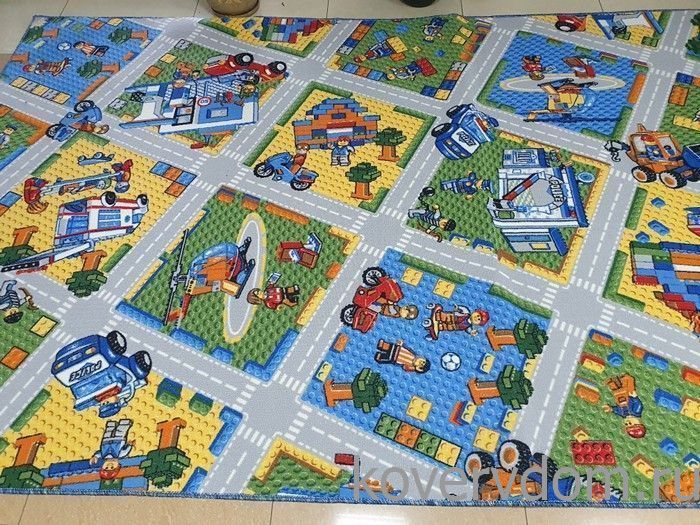 Детский ковер-палас Ого ЛЕГО 