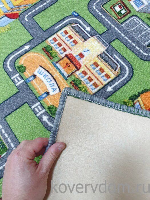 Детский ковер-палас с дорогами TOWN 1367-51