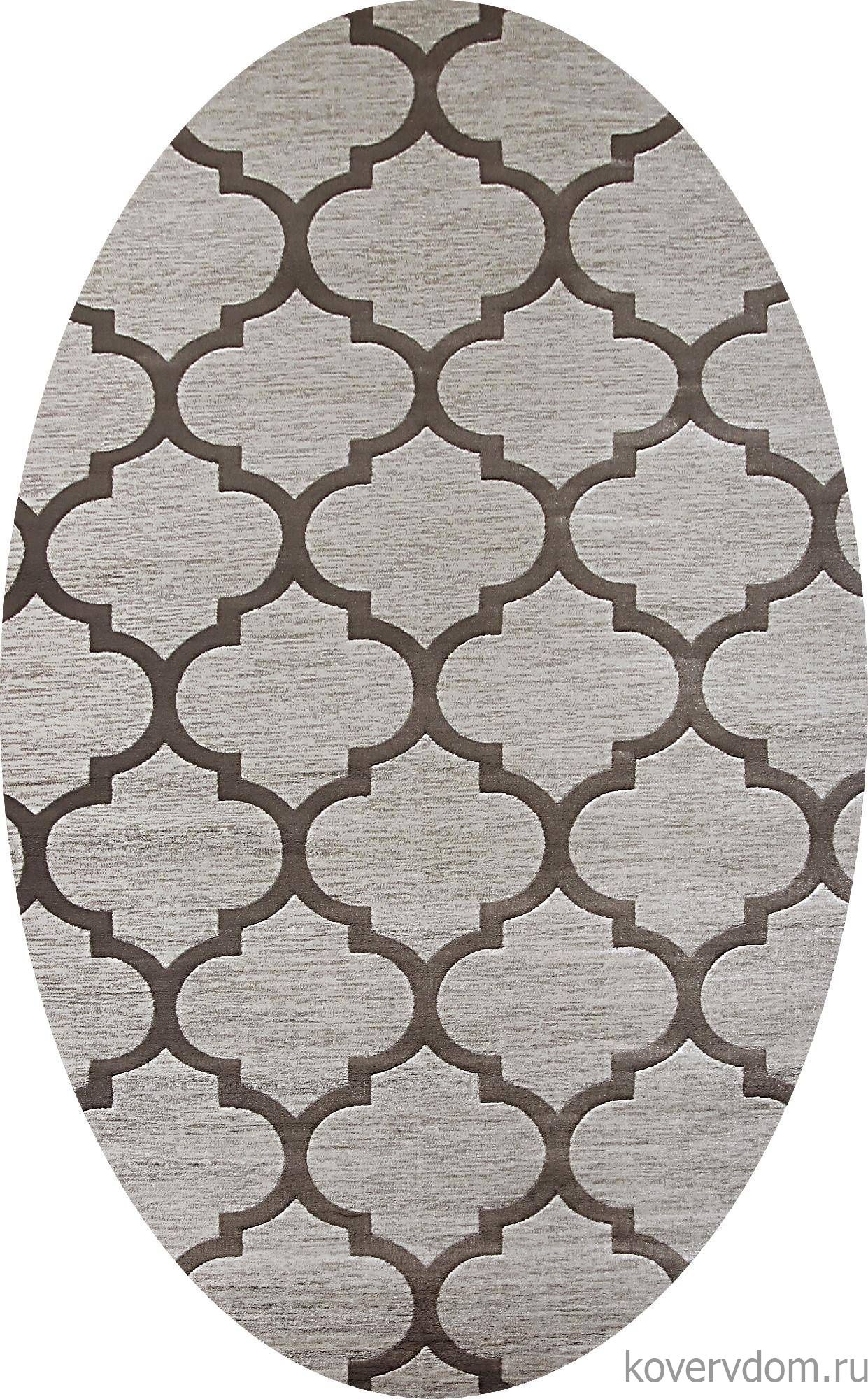 Ковер MEGA CARVING WK d422 CREAM Овал