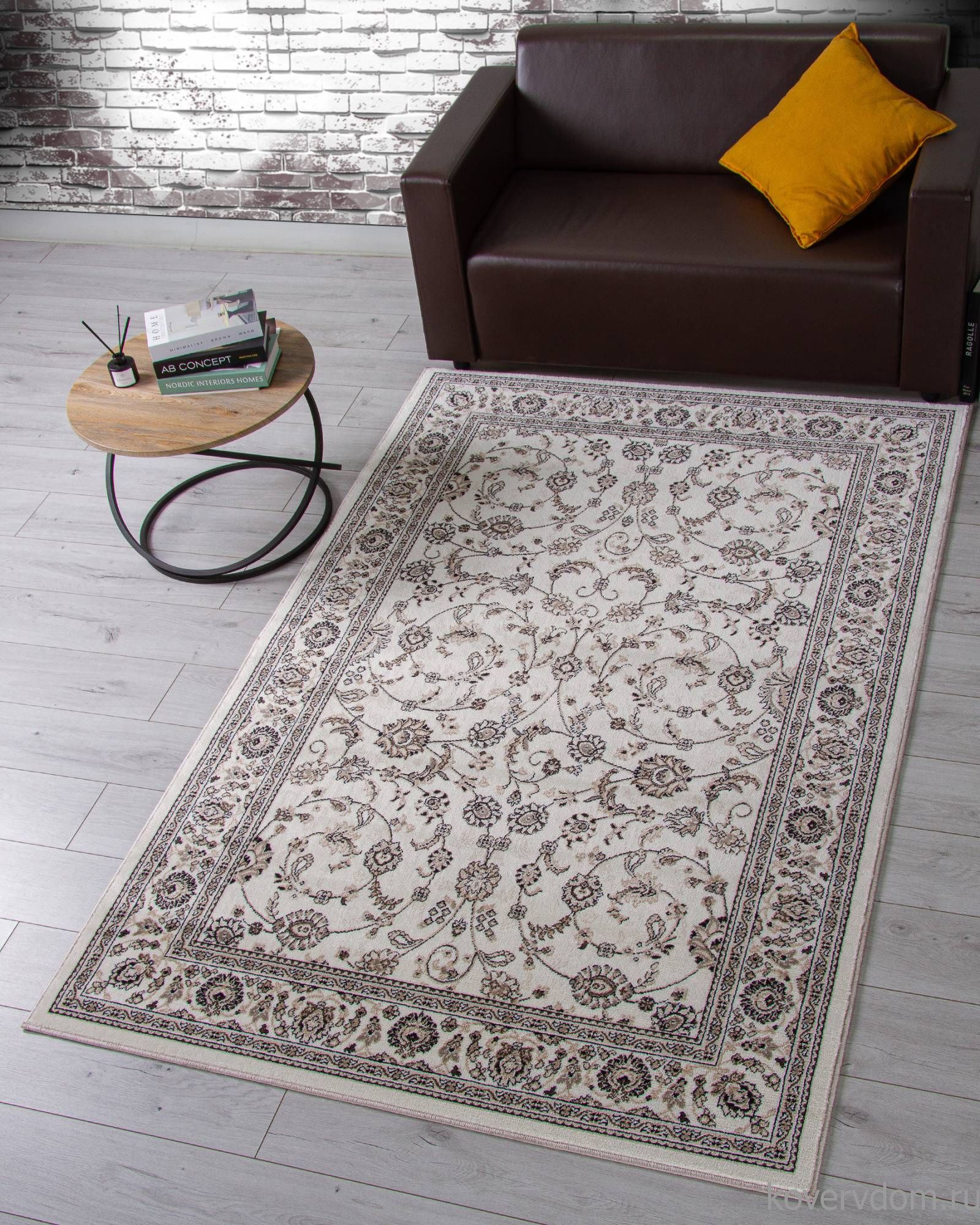 Ковер ВАЛЕНСИЯ ДЕЛЮКС D251 CREAM-BROWN