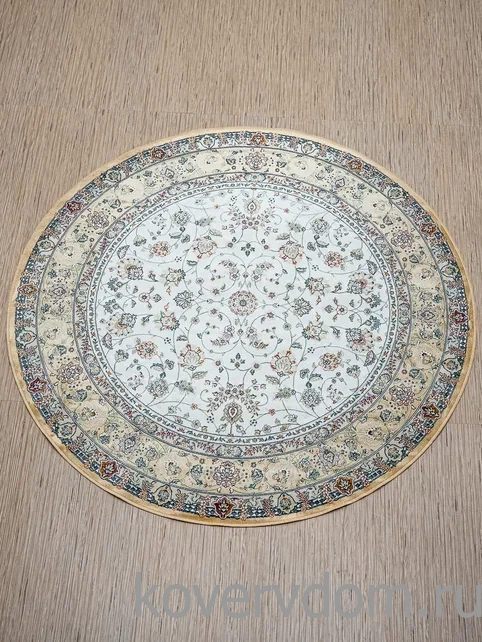 Ковер из вискозы и хлопка Royal Palace 14295 6121 КРУГ