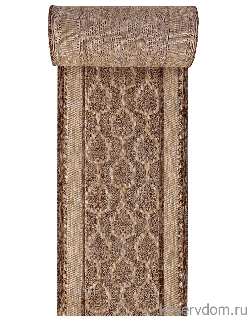 Ковровая дорожка циновка VEGAS S001 BEIGE-BROWN Ковровая дорожка циновка VEGAS S001 BEIGE-BROWN