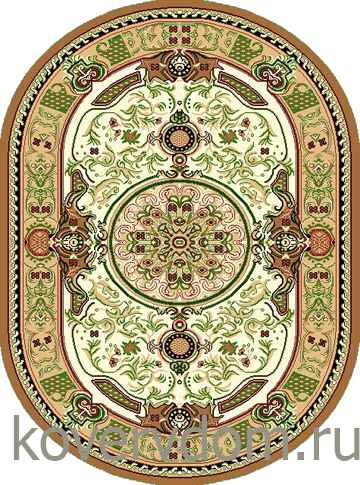 Ковер Агат 20722-01 ОВАЛ 