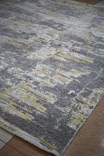 Ковер в детскую желтый hand made ABSTRACT FANTASY узелковый