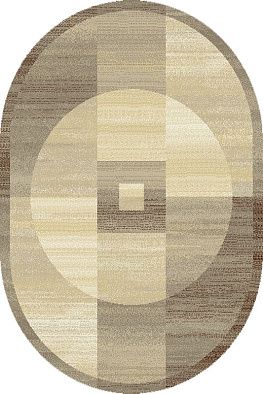 Ковер фризе ECO ARVO cumin ОВАЛ 