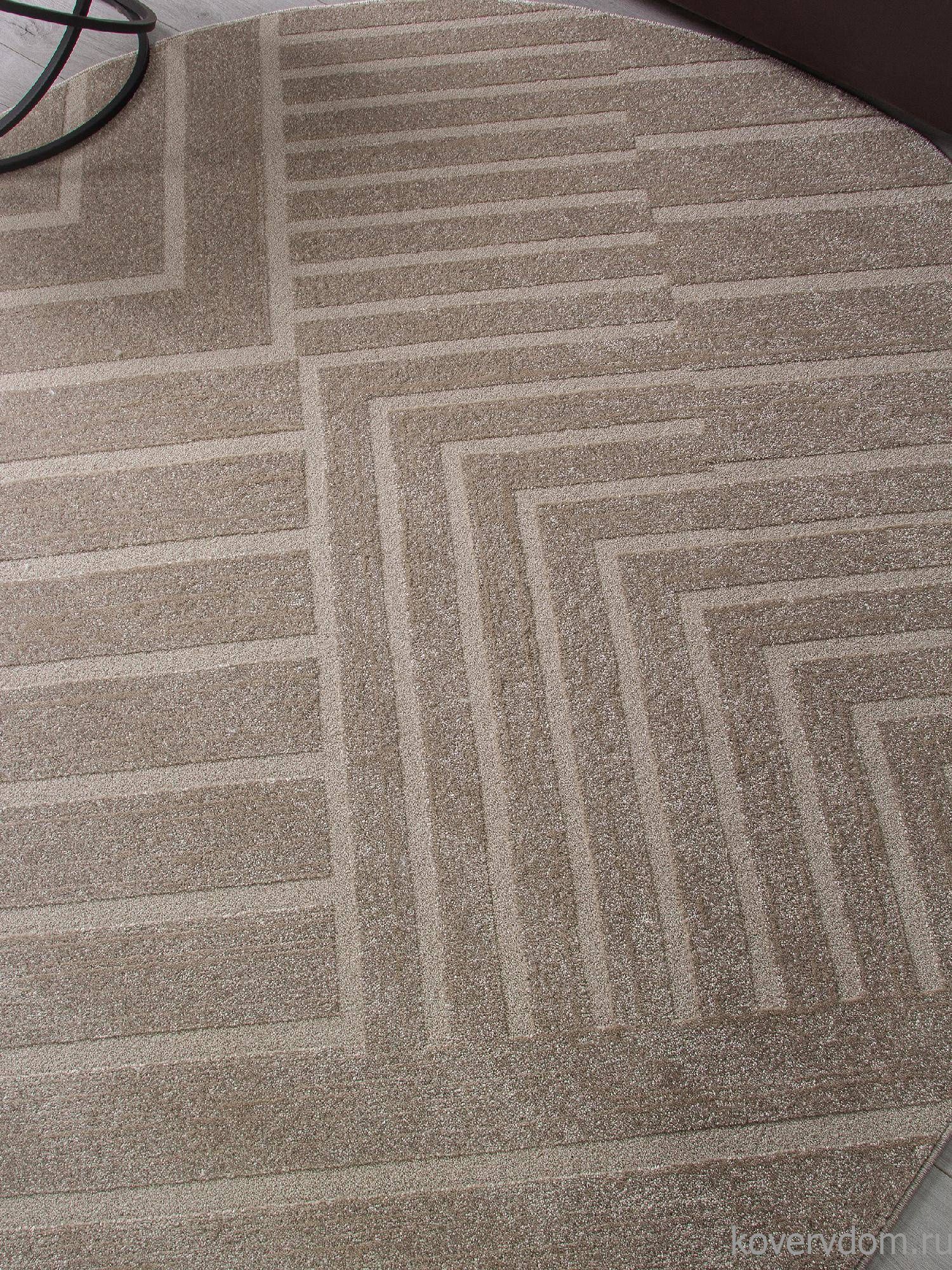 Ковер DIOS F438 LIGHT BEIGE Овал