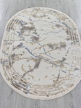 Овальный ковер MOSSO 27243A GRY / NAVY Овал