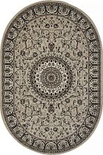 Овальный ковер бежевый GAVANA-A D409 BEIGE Овал