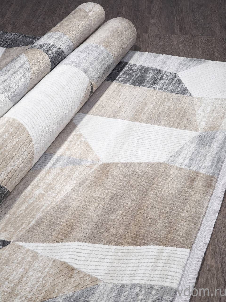 Ковер FORT 04155A WHITE / L.BEIGE