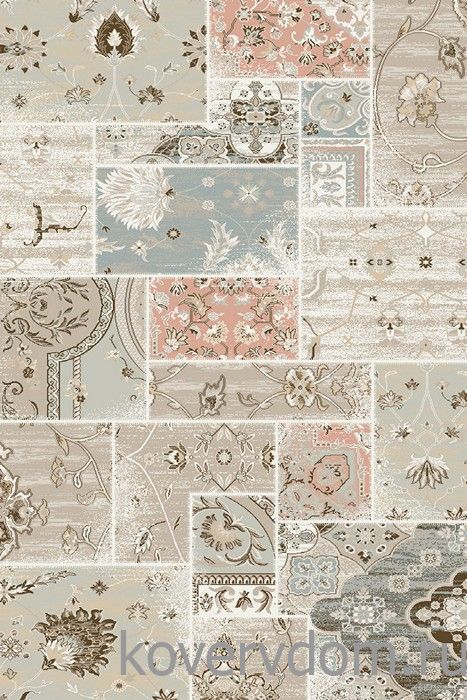 Шерстяной ковер Hunnu Пэчворк 6A594 206