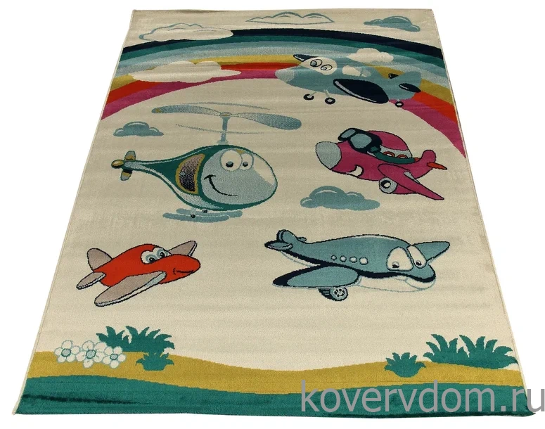 Детский ковер Sonic Kids Самолеты 3333 IA1 W