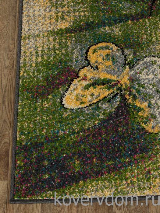 Ковер детский Бабочки FUNKY TOP FRU graphite