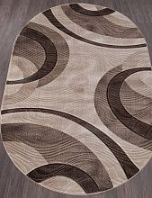 Ковер MEGA CARVING 4783 BEIGE Овал