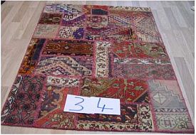 Пушистый ковер ручной работы Vintage Look at Me P-34