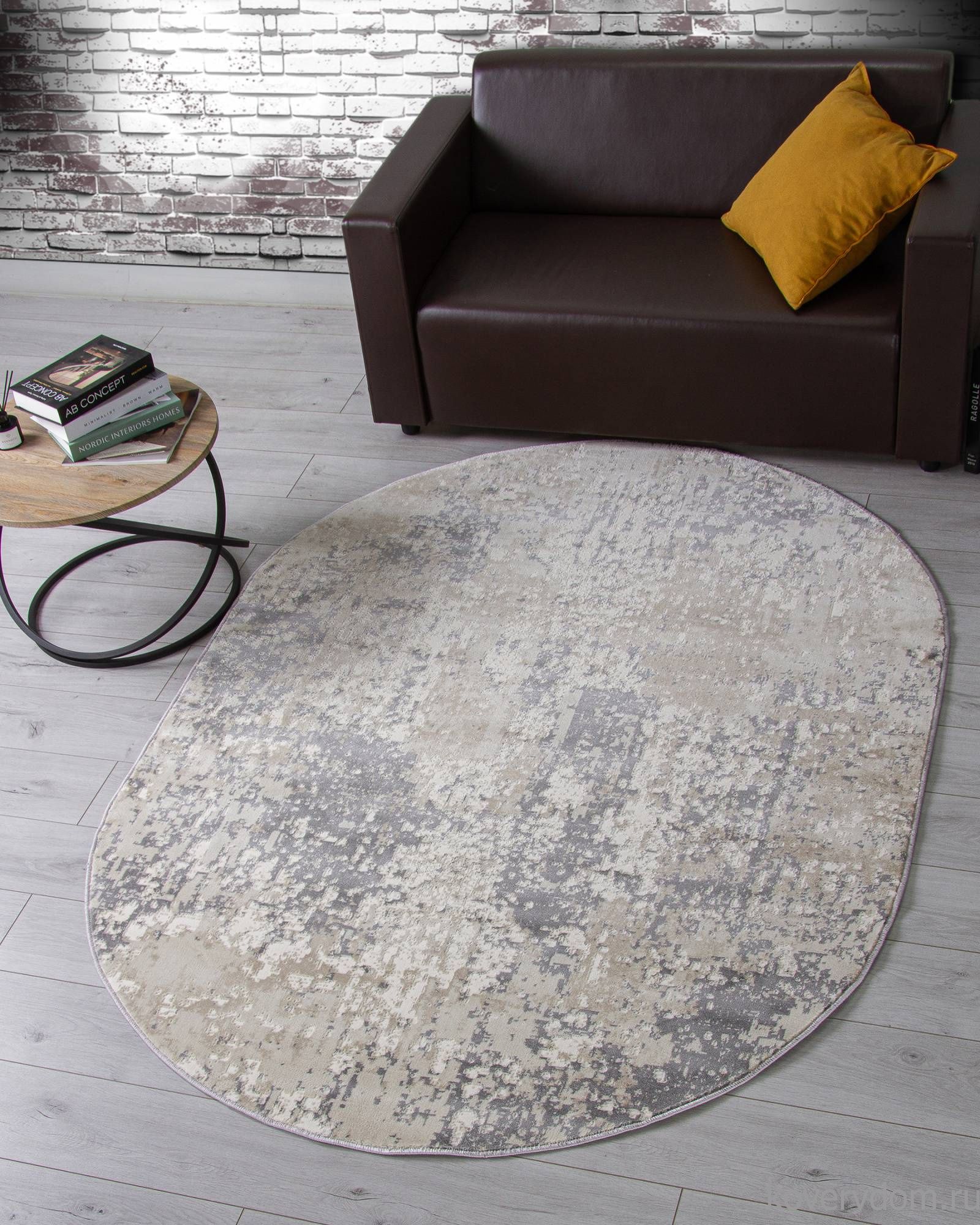 Ковер ATLANTIS D733 CREAM Овал