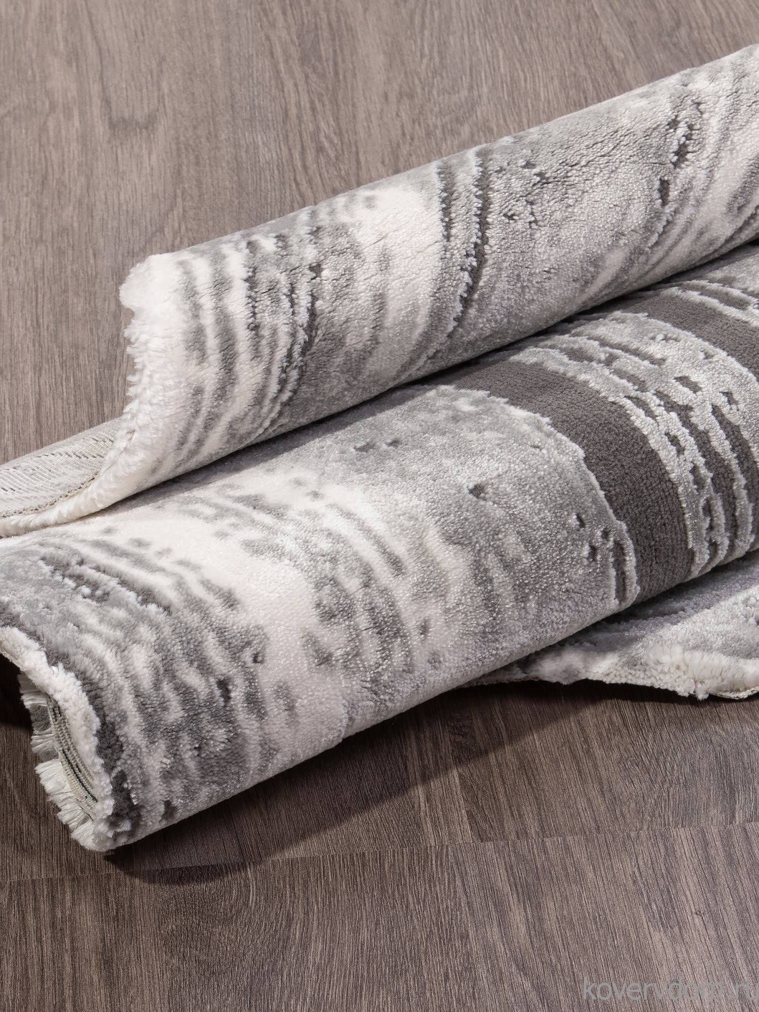 Ковер SAFIR 00843G GREY / GREY Круг