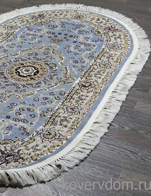 Ковер MASHAD PRESTIGE 02847A L.BLUE / L.BLUE Овал