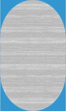Ковер в гостиную серый NENSI GL092G GREY / GREY Овал