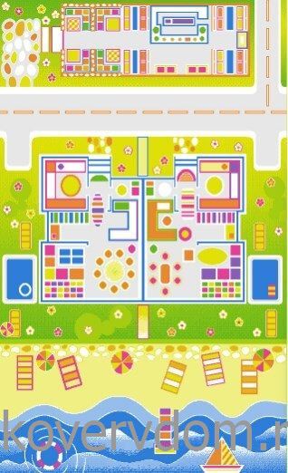 Детский ковер Пляж KINDER 51070