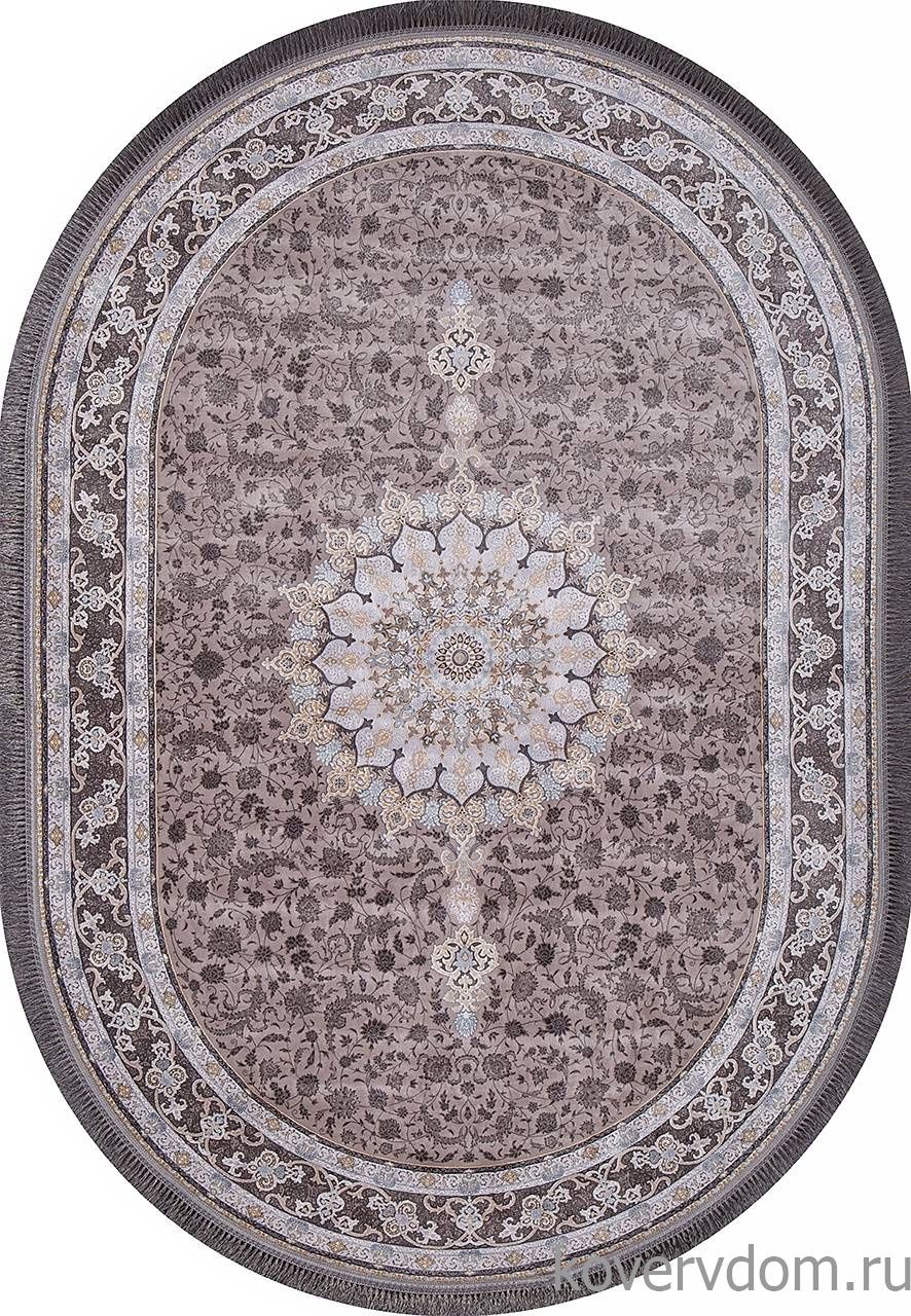 Ковер FARSI 1200 259 LIGHT GRAY Овал