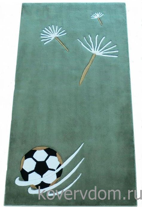 Ковер ручной работы с футбольной тематикой