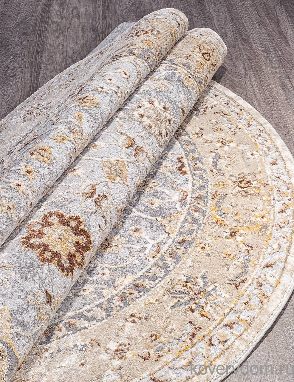 Ковер OPERA 6033C BEIGE / GREY Овал